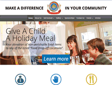 Tablet Screenshot of mayorsfeedthehungry.org